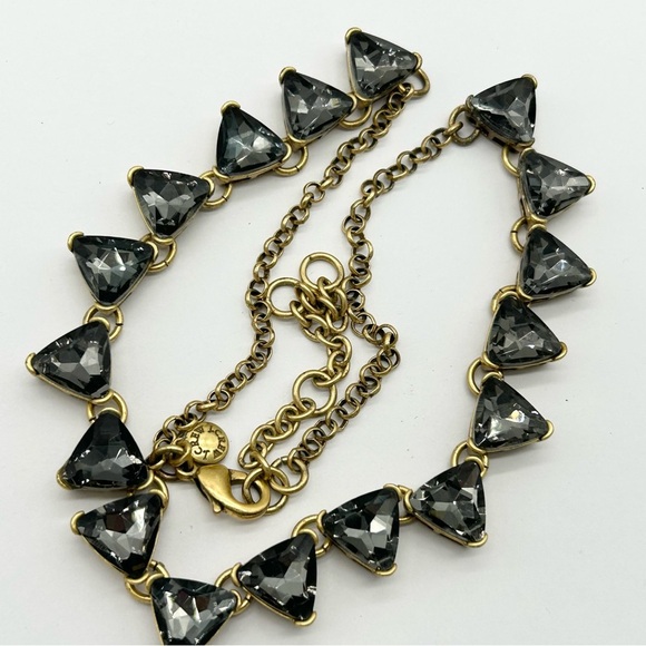 J. Crew Gray Jeweled Necklace - Picture 1 of 3